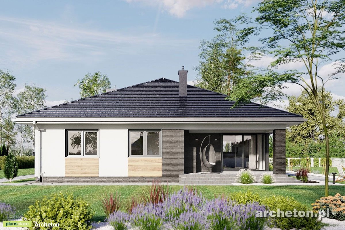 Single Story House Plan with 3 Bedrooms and 1-Car Garage