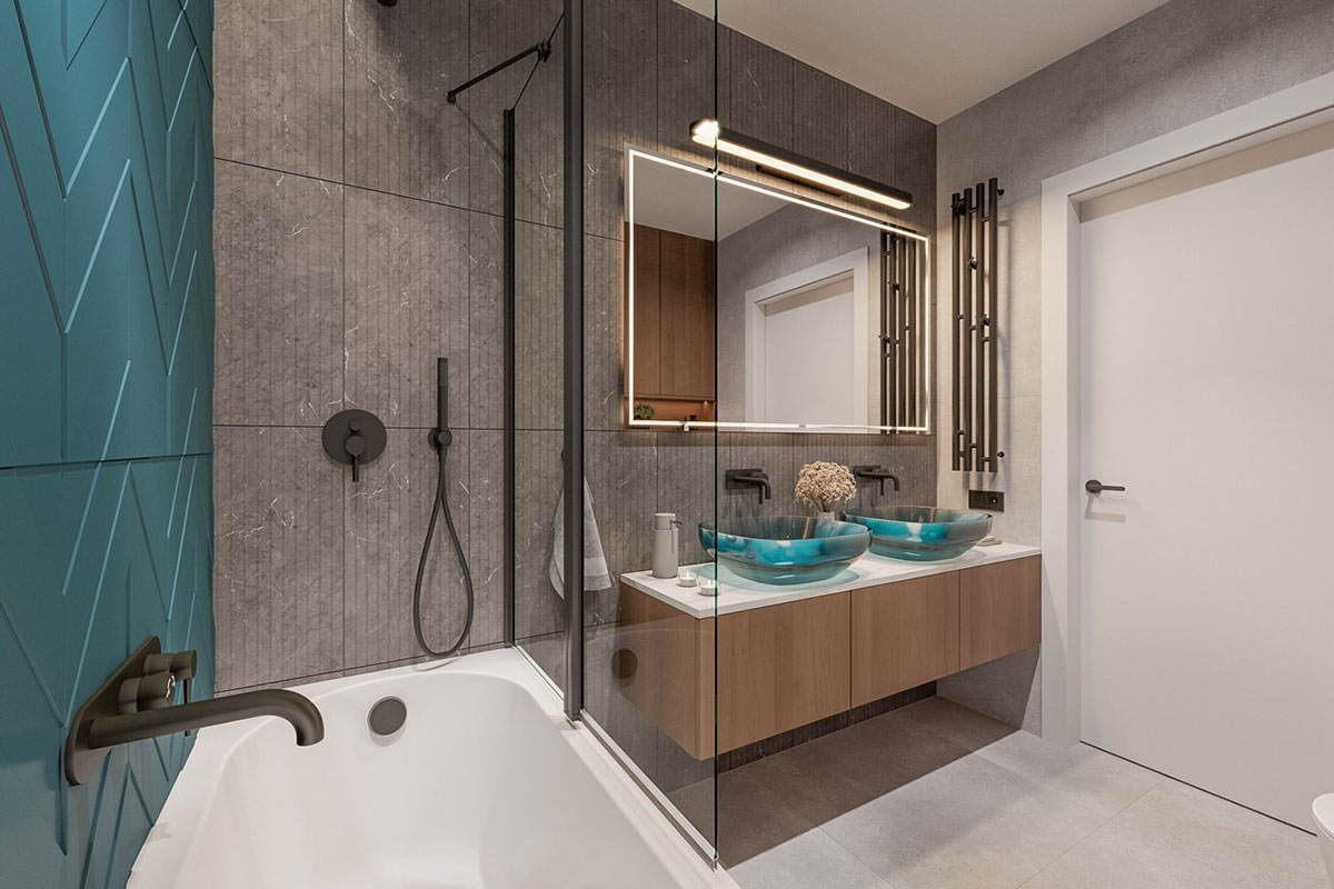 House Plan with 1-Car Front Entry Garage and 3 Bedrooms