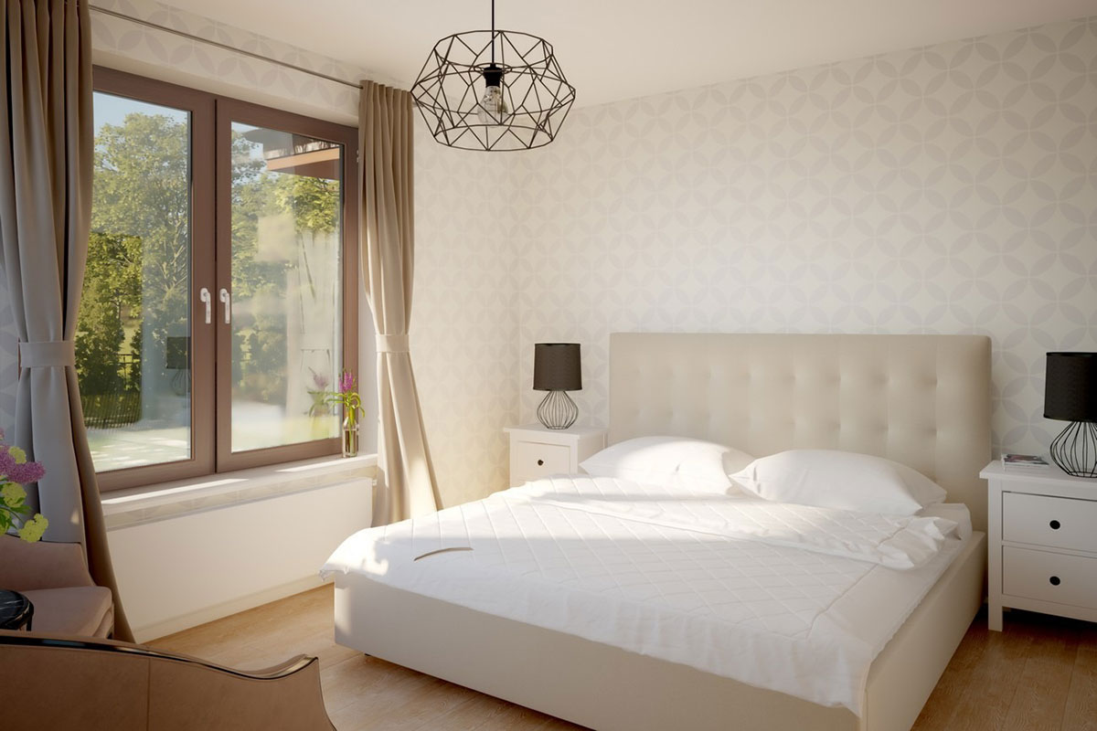 3-Bedroom, 1600 Sq Ft European House Plan with 2-Car Garage