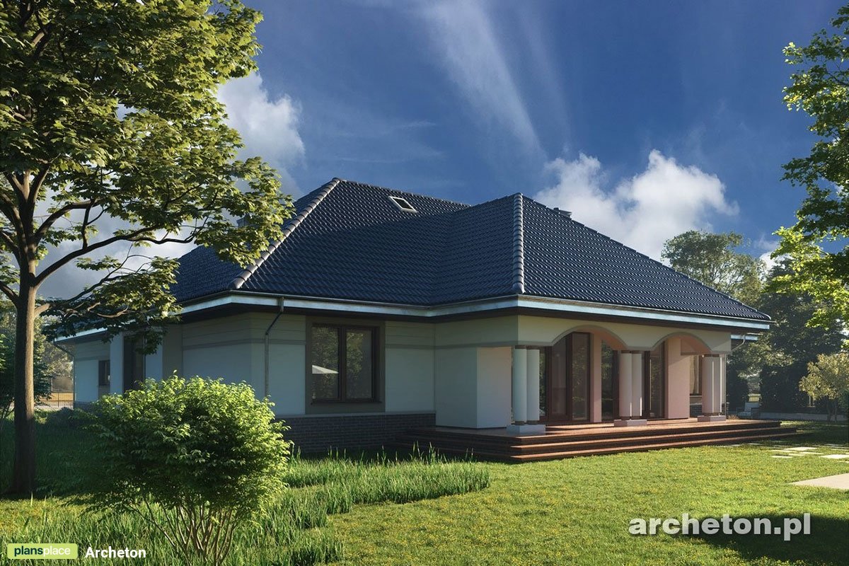 3-Bedroom, 1600 Sq Ft European House Plan with 2-Car Garage