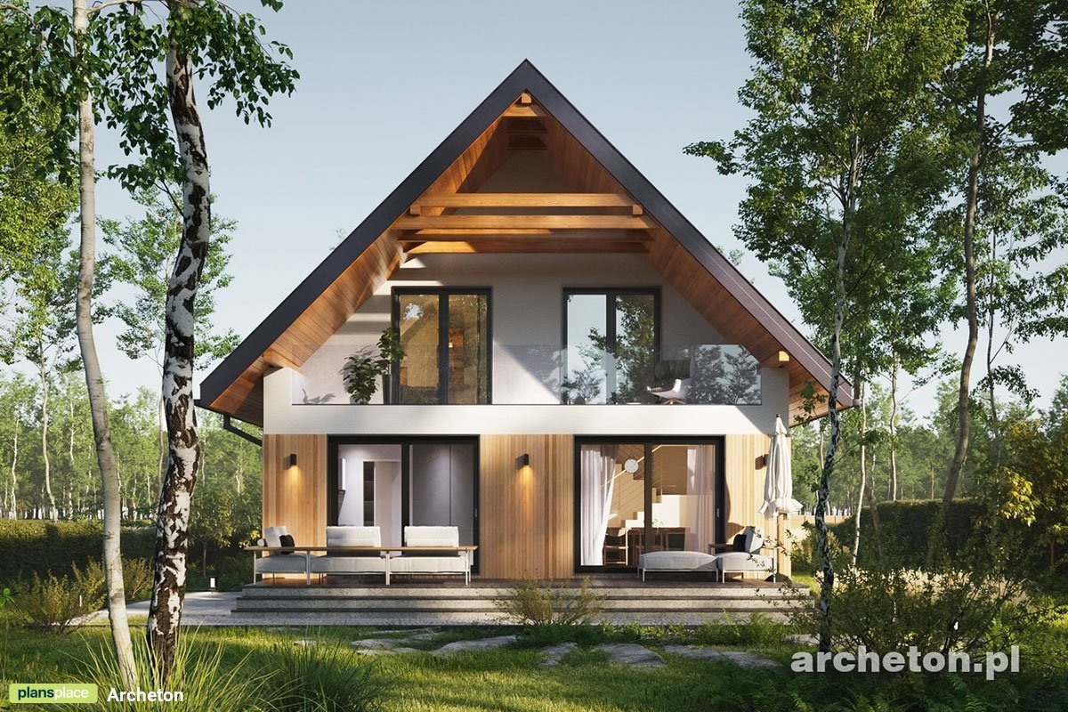 Two Story Home Plan with Upstairs Laundry Room