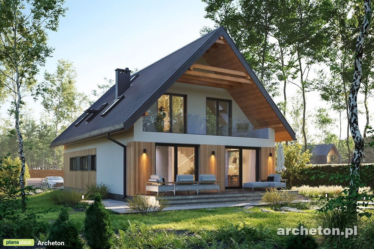 Two Story Home Plan with Upstairs Laundry Room