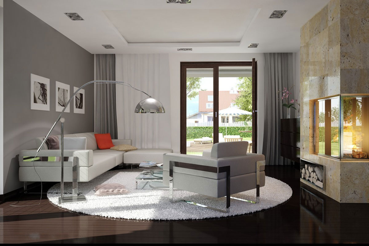 Mājas projekts ar mansardu 230 m²: 5 Guļamistabas, 3 Vannasistabas, Garāža