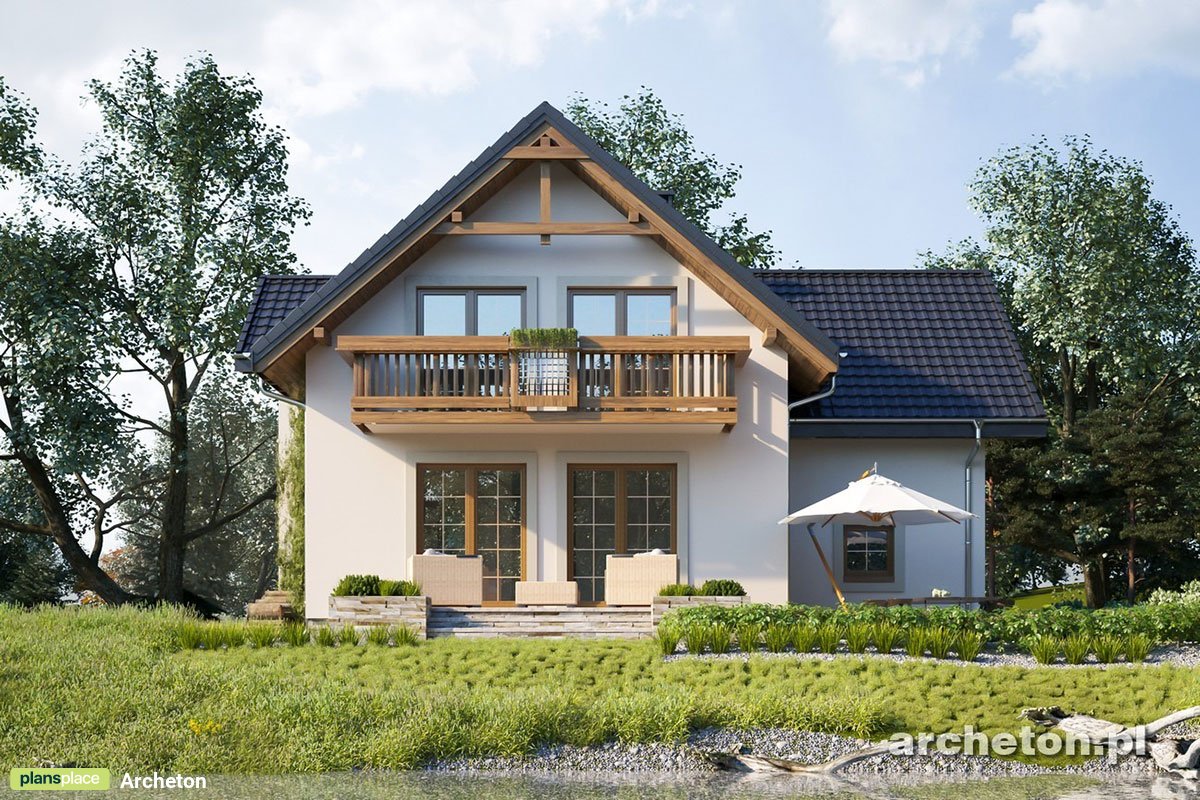 Mājas projekts ar mansardu + pagrabu 201 m²: 4 Guļamistabas, 2 Vannasistabas, Garāža