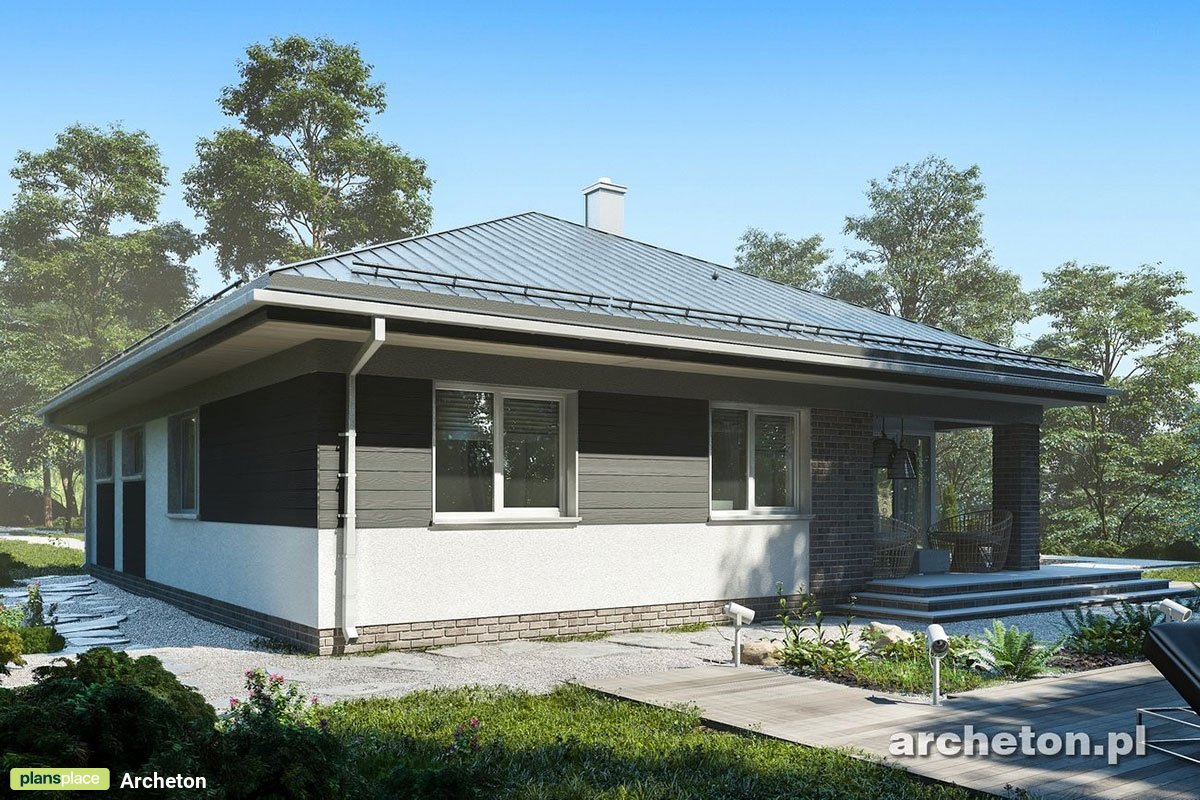 One-Story House Plan with Rear & Front Covered Porches