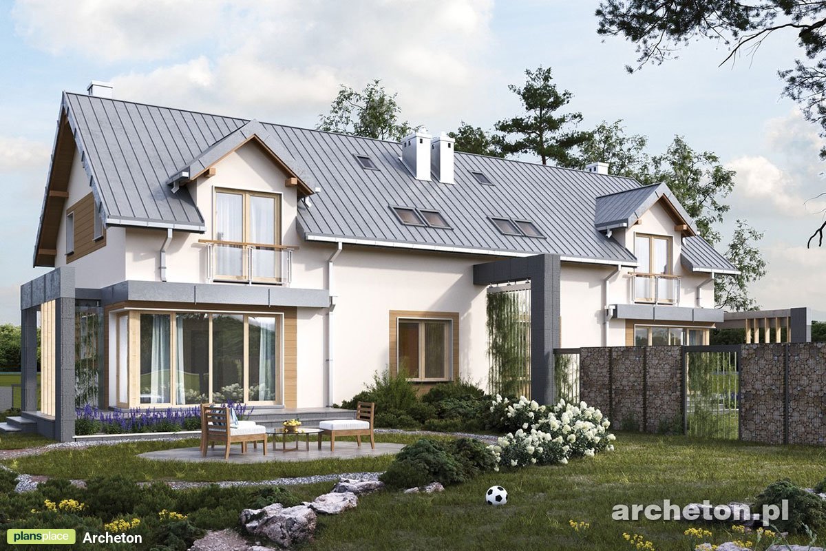 2-Family House Plan with Dormers and Basement Garage