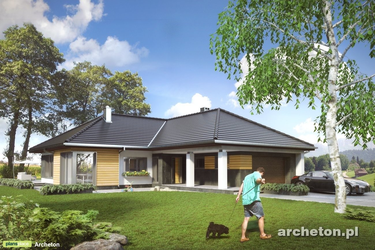 3-Bedroom, Single Level L-shaped House Plan with 2-Car Garage