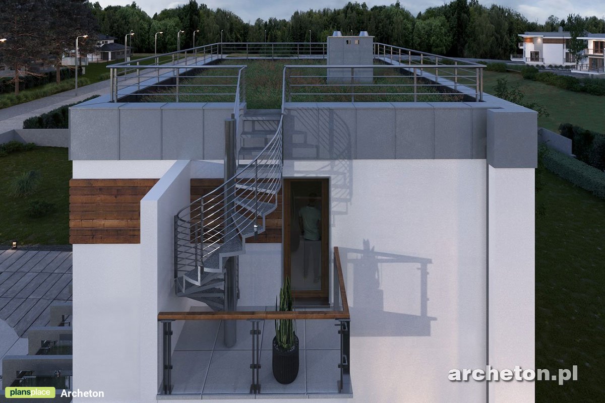 Divstāvu mājas projekts + pagrabu 222 m²: 3 Guļamistabas, Darba istaba, 3 Vannasistabas, Atvērta virtuve, Garāža