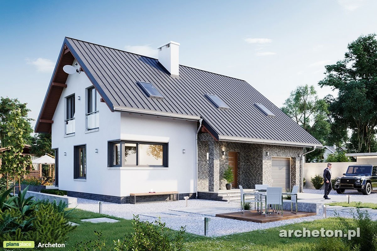 1600 Sq Ft House Plan with Back Porch and Closed Floor Plan