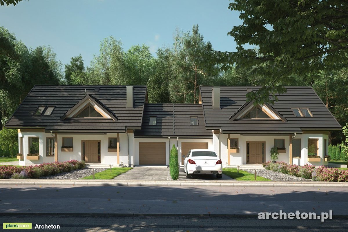 Duplex Plan with Bonus Room and Bay Window Breakfast Nook