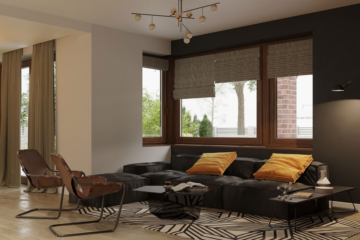 5-Bedroom, 2300 Sq Ft House Plan with Bonus Room above Garage