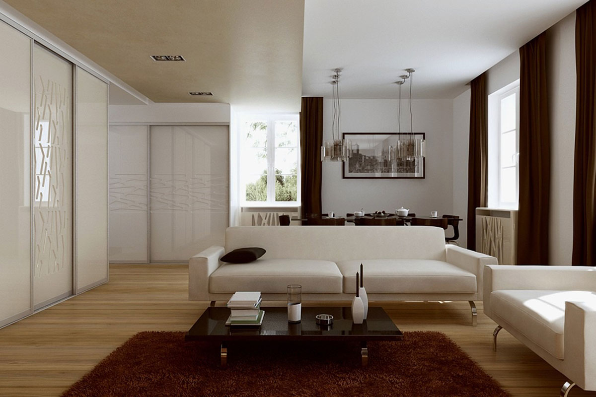 Vienstāva mājas projekts 126 m²: 3 Guļamistabas, Darba istaba, 2 Vannasistabas, bez Garāžas