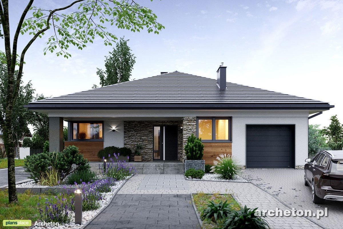 Home Plan with Laundry Room by Garage and Open Floor Plan