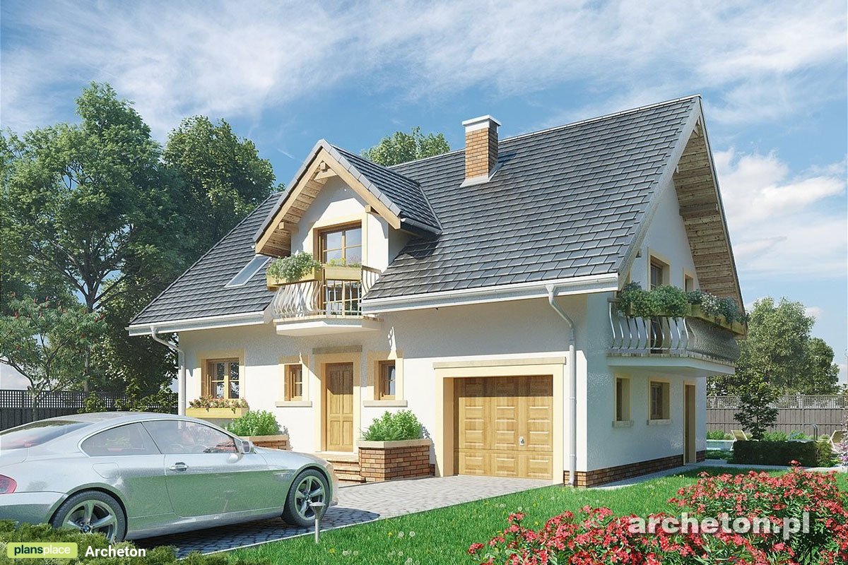 One Level House Plan with 1-Car Front Entry Garage and 5 Beds