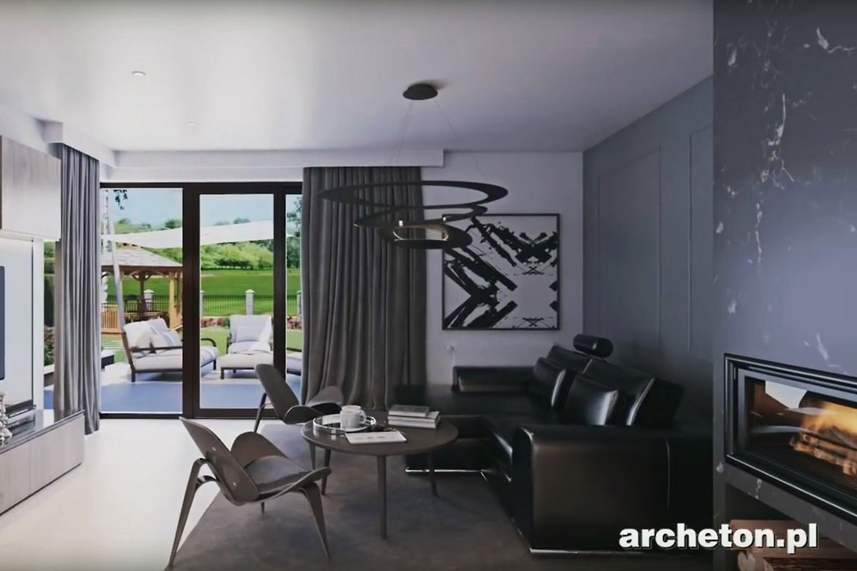 2300 Sq Ft Large House Plan with Bay Window and Rear Porch