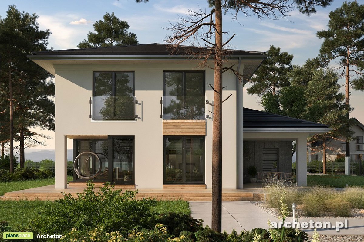 2-Story Home Plan with Fireplace in Large Family Room