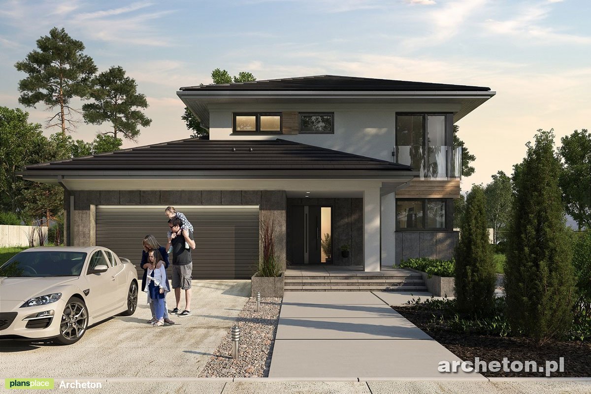 2-Story Home Plan with Fireplace in Large Family Room