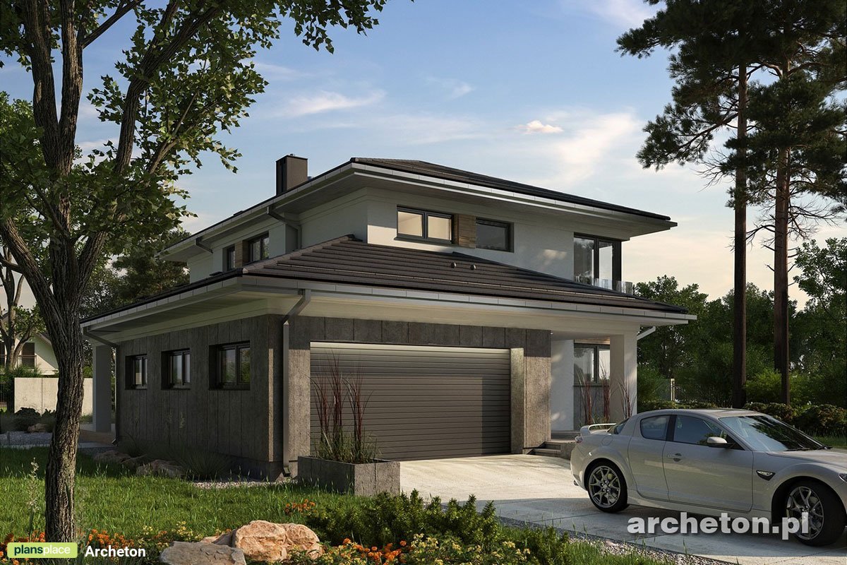 2-Story Home Plan with Fireplace in Large Family Room