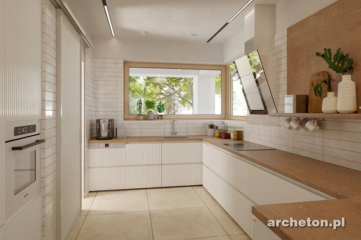 Vienstāva mājas projekts 177 m²: 4 Guļamistabas, 2 Vannasistabas, Atvērta virtuve, Garāža