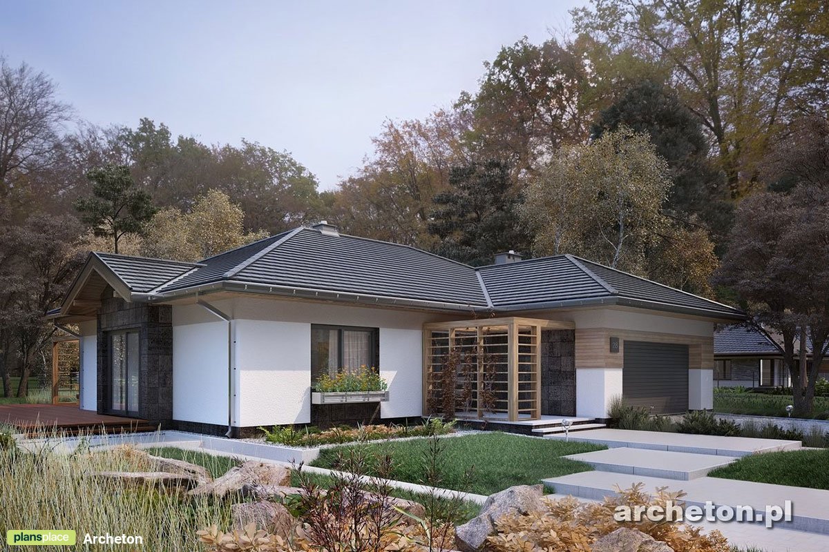 1700 Sq Ft House Plan with Large Kitchen and 2-Car Garage