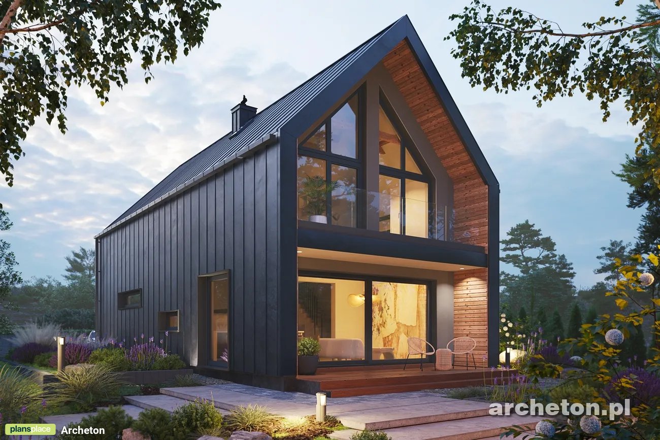 Vienstāva mājas projekts 128 m²: 4 Guļamistabas, 2 Vannasistabas, Atvērta virtuve, Garāža