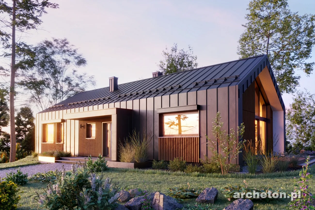 House Plan: 1109 sq ft, Parterowy, 3 plan.seo.beds, 2 plan.seo.baths