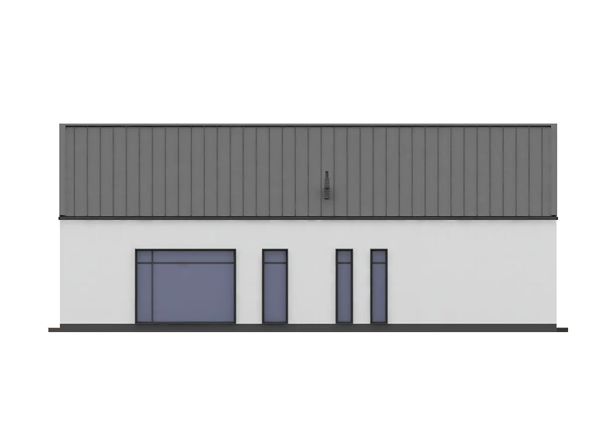 Mājas projekts ar mansardu 212 m²: 3 Guļamistabas, 2 Vannasistabas, Atvērta virtuve, bez Garāžas