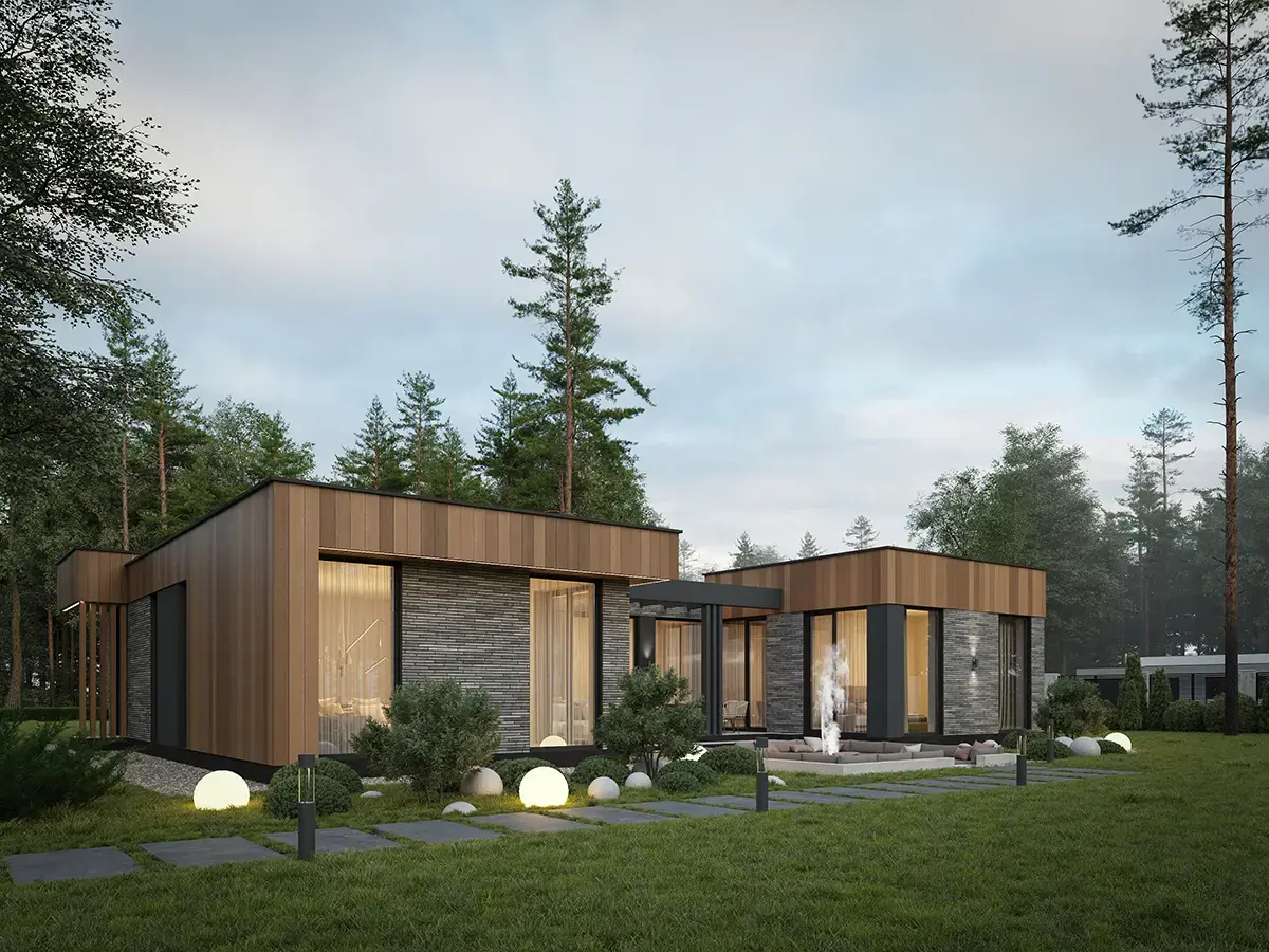 Vienstāva mājas projekts 168 m²: 4 Guļamistabas, 2 Vannasistabas, Atvērta virtuve, bez Garāžas