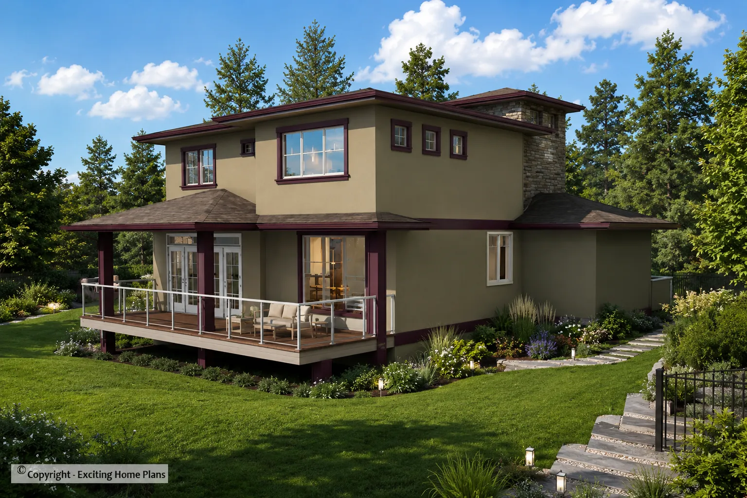 Divstāvu mājas projekts 177 m²: 2 Guļamistabas, 2 Vannasistabas, Atvērta virtuve, Garāža