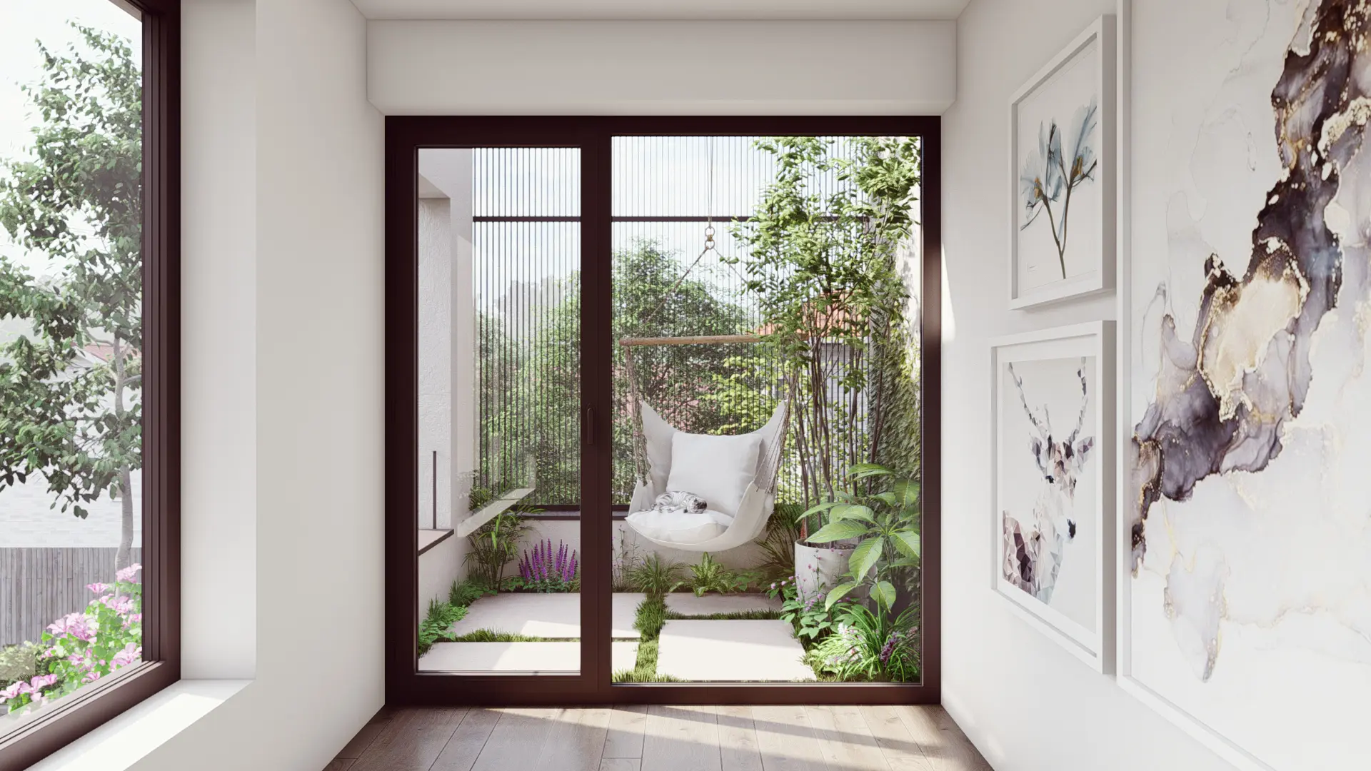 Trīsstāvu mājas projekts 235 m²: 4 Guļamistabas, 3 Vannasistabas, bez Garāžas