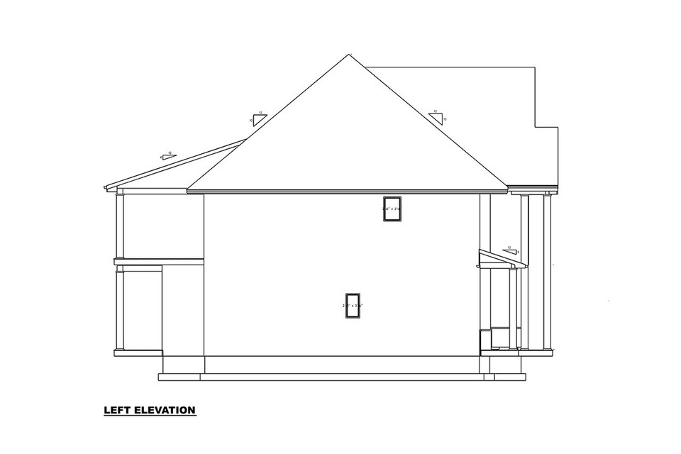 Divstāvu mājas projekts 553 m²: 5 Guļamistabas, Darba istaba, 5 Vannasistabas, Atvērta virtuve, Garāža