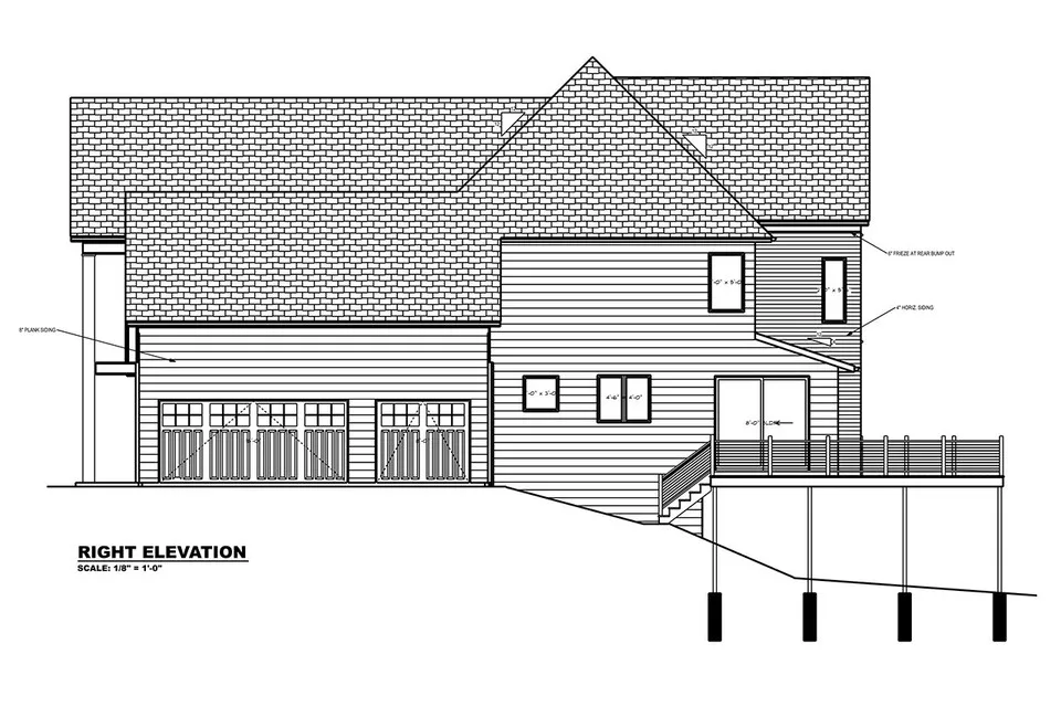 Mājas projekts ar mansardu + pagrabu 520 m²: 4 Guļamistabas, 5 Vannasistabas, Atvērta virtuve, Garāža