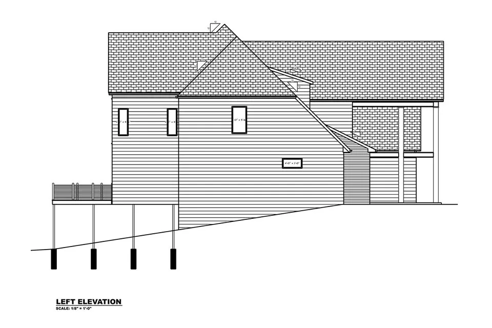 Mājas projekts ar mansardu + pagrabu 520 m²: 4 Guļamistabas, 5 Vannasistabas, Atvērta virtuve, Garāža