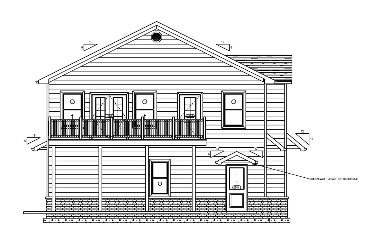 Divstāvu mājas projekts 225 m²: 2 Guļamistabas, 3 Vannasistabas, Garāža
