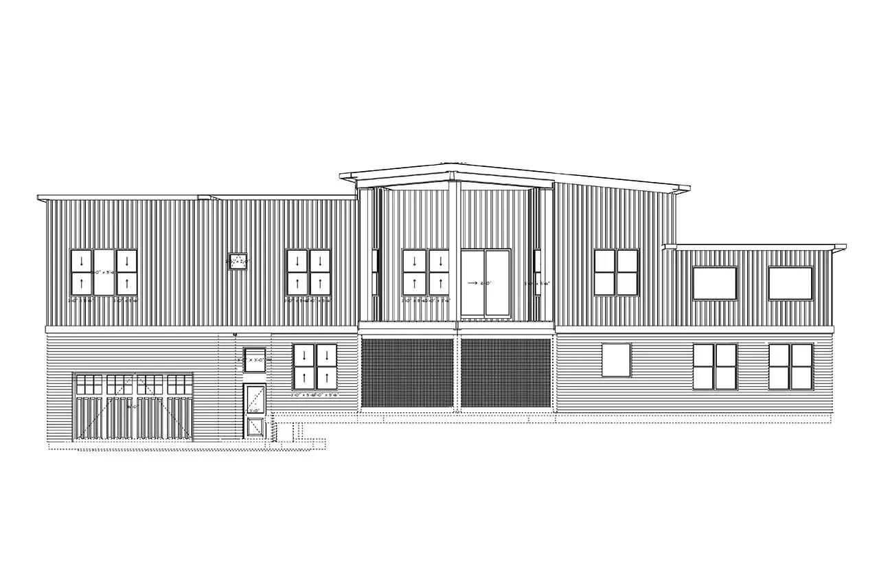 Divstāvu mājas projekts 315 m²: 3 Guļamistabas, 3 Vannasistabas, Garāža