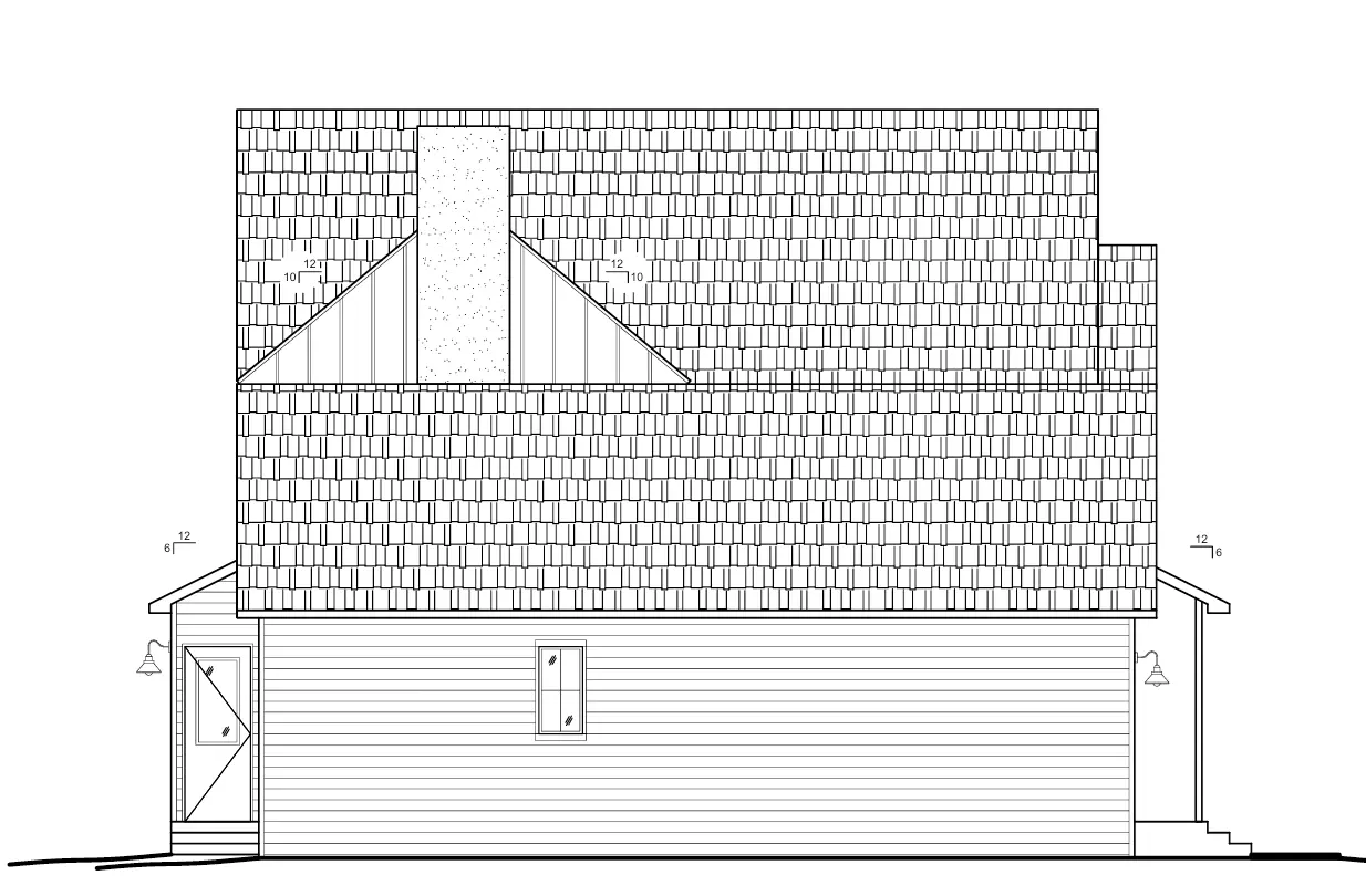 Divstāvu mājas projekts 305 m²: 2 Guļamistabas, Darba istaba, 3 Vannasistabas, Atvērta virtuve, Garāža