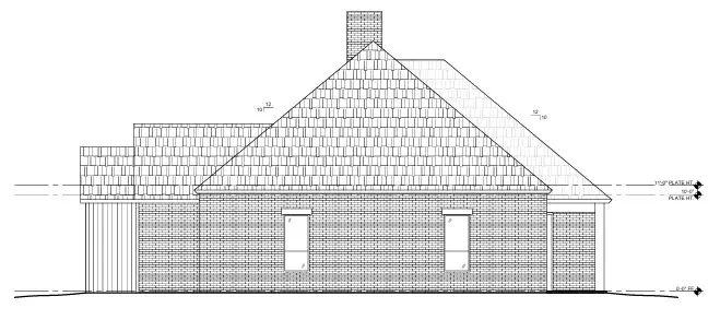 Vienstāva mājas projekts 242 m²: 4 Guļamistabas, Darba istaba, 3 Vannasistabas, Atvērta virtuve, bez Garāžas