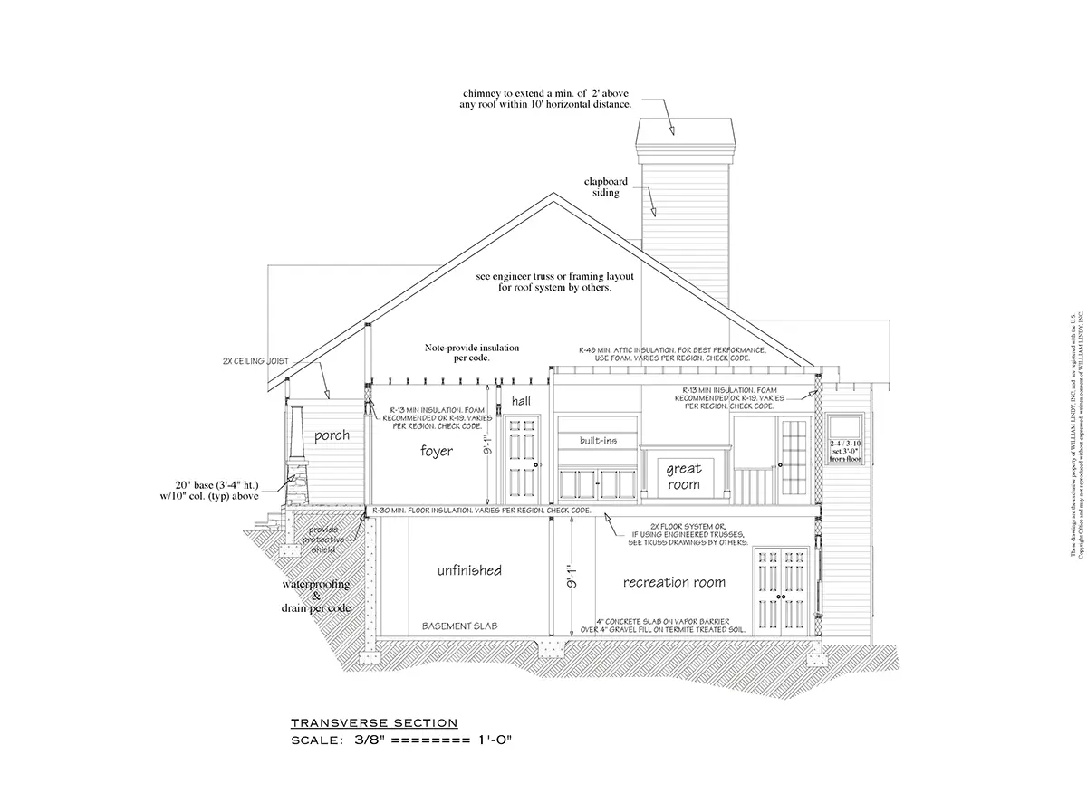 Vienstāva mājas projekts 310 m²: 4 Guļamistabas, Darba istaba, 4 Vannasistabas, Atvērta virtuve, Garāža