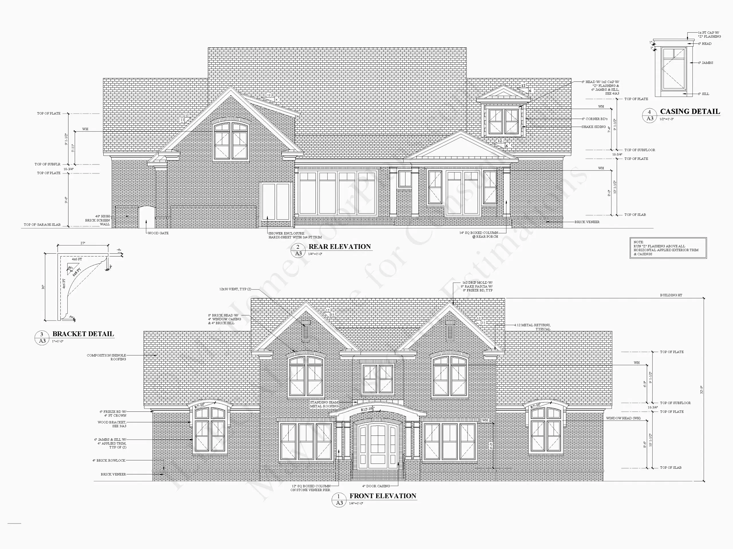 Divstāvu mājas projekts 418 m²: 4 Guļamistabas, Darba istaba, 5 Vannasistabas, Atvērta virtuve, Garāža