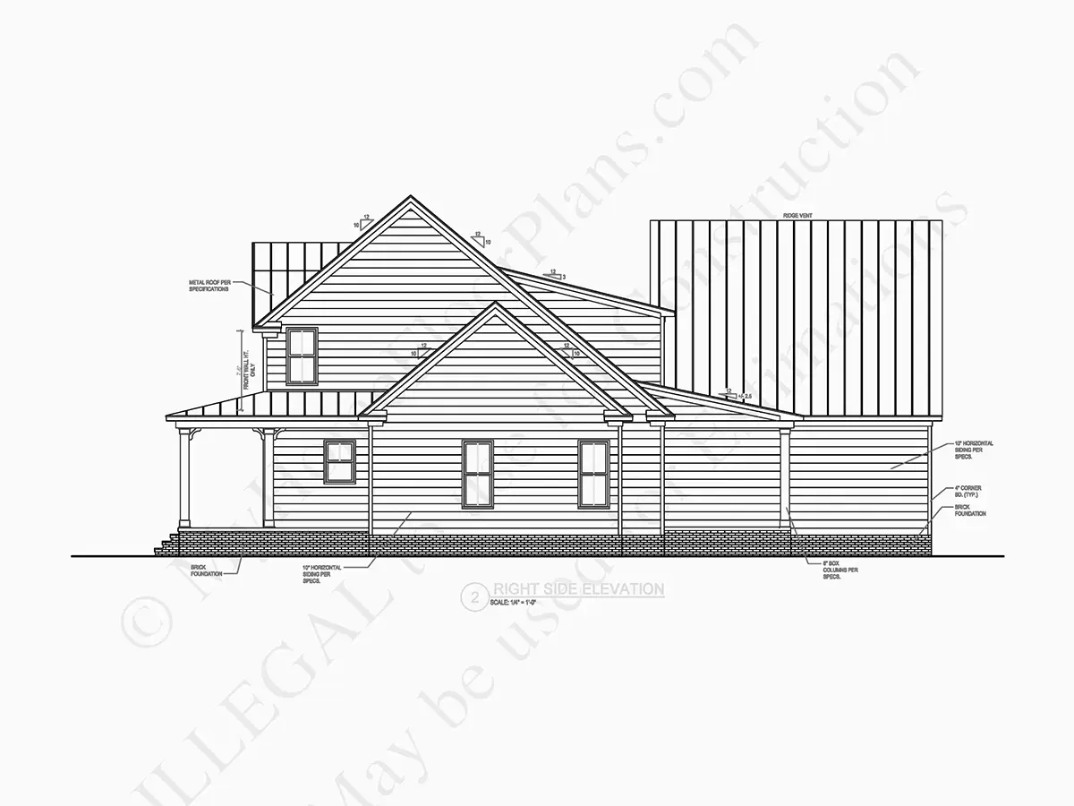 Mājas projekts ar mansardu 262 m²: 3 Guļamistabas, 5 Vannasistabas, Atvērta virtuve, Garāža