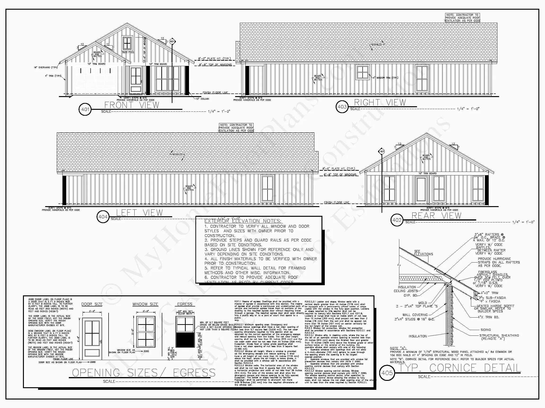 Vienstāva mājas projekts 120 m²: 3 Guļamistabas, 2 Vannasistabas, Atvērta virtuve, Garāža
