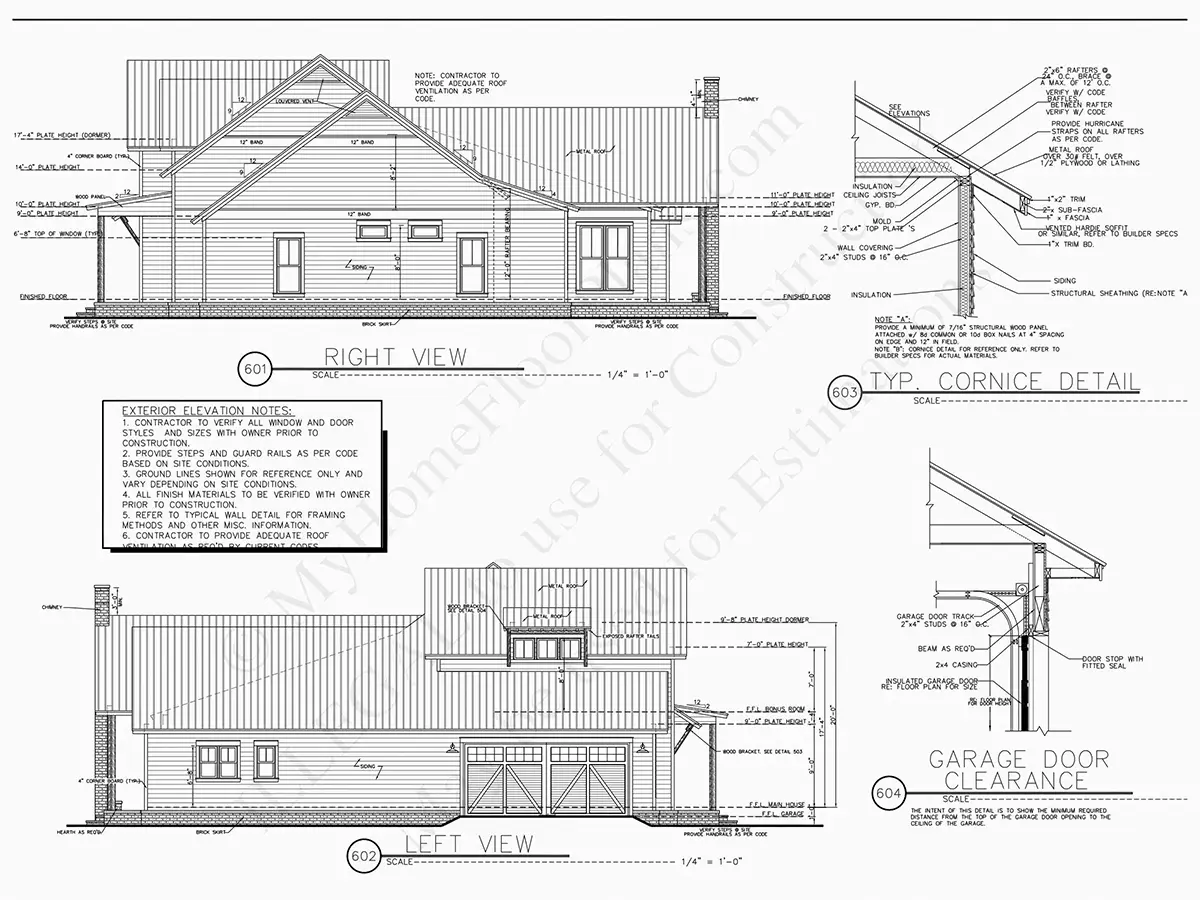 Vienstāva mājas projekts 255 m²: 4 Guļamistabas, 4 Vannasistabas, Atvērta virtuve, Garāža