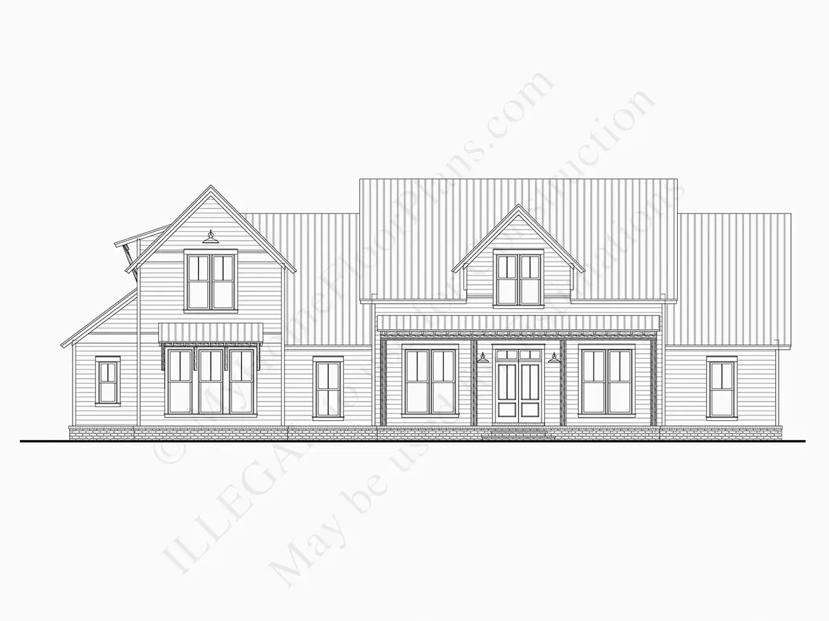 Vienstāva mājas projekts 255 m²: 4 Guļamistabas, 4 Vannasistabas, Atvērta virtuve, Garāža