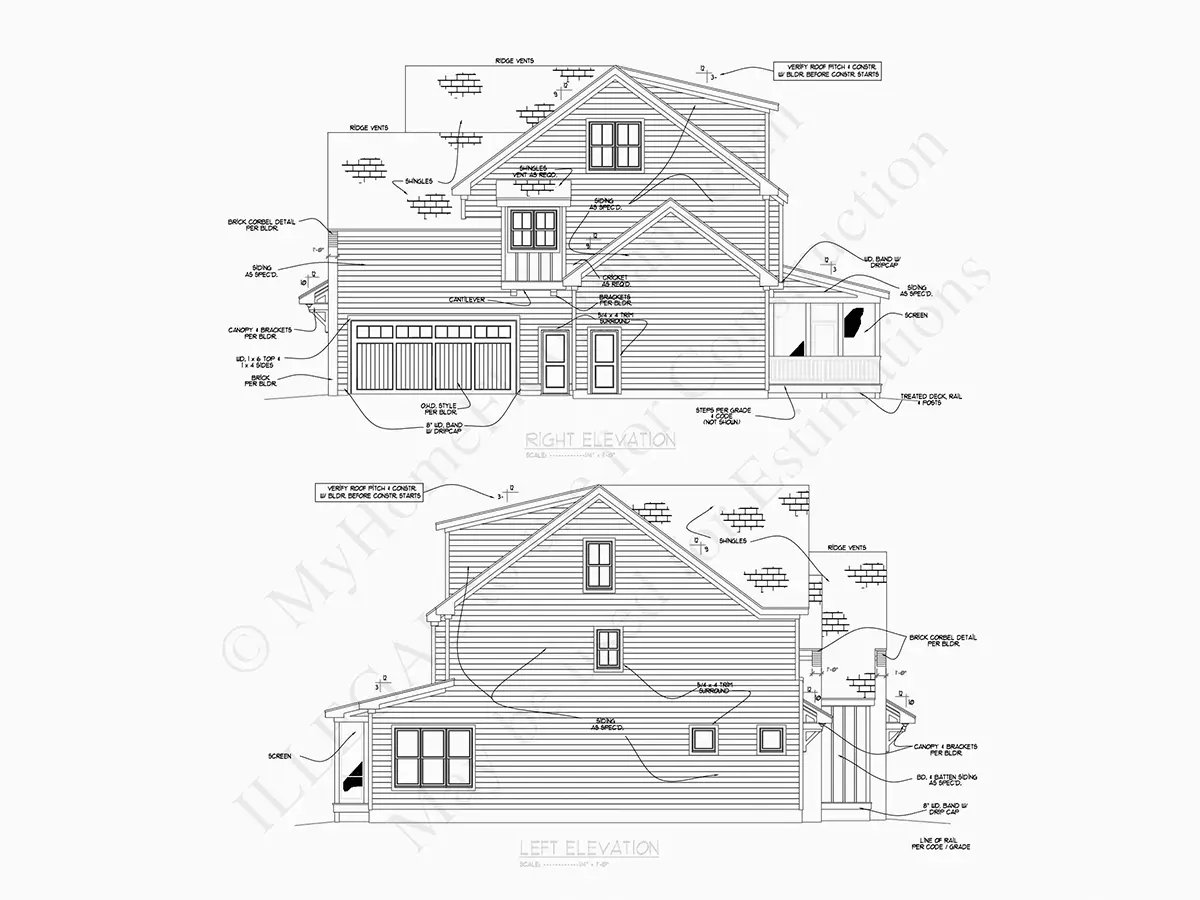 Trīsstāvu mājas projekts 379 m²: 4 Guļamistabas, Darba istaba, 7 Vannasistabas, Atvērta virtuve, Garāža