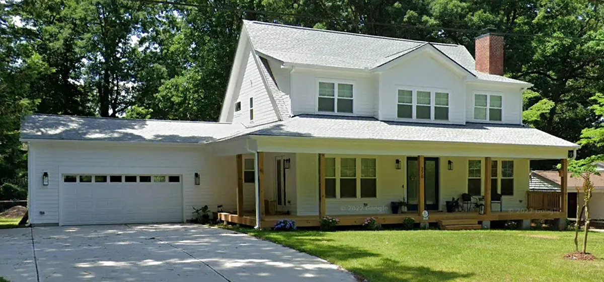 Divstāvu mājas projekts 255 m²: 4 Guļamistabas, 4 Vannasistabas, Atvērta virtuve, Garāža