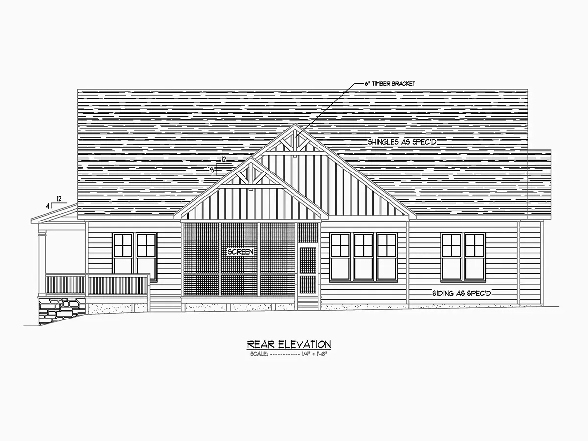 Fasādes 7 – Mājas projekts ar mansardu 326 m²: 4 Guļamistabas, Darba istaba, 4 Vannasistabas, Atvērta virtuve, Garāža — 84955R