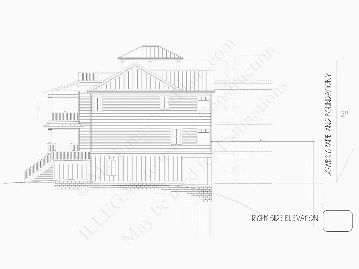 Fasādes 24 – Trīsstāvu mājas projekts 473 m²: 5 Guļamistabas, 5 Vannasistabas, Atvērta virtuve, Garāža — 67090R