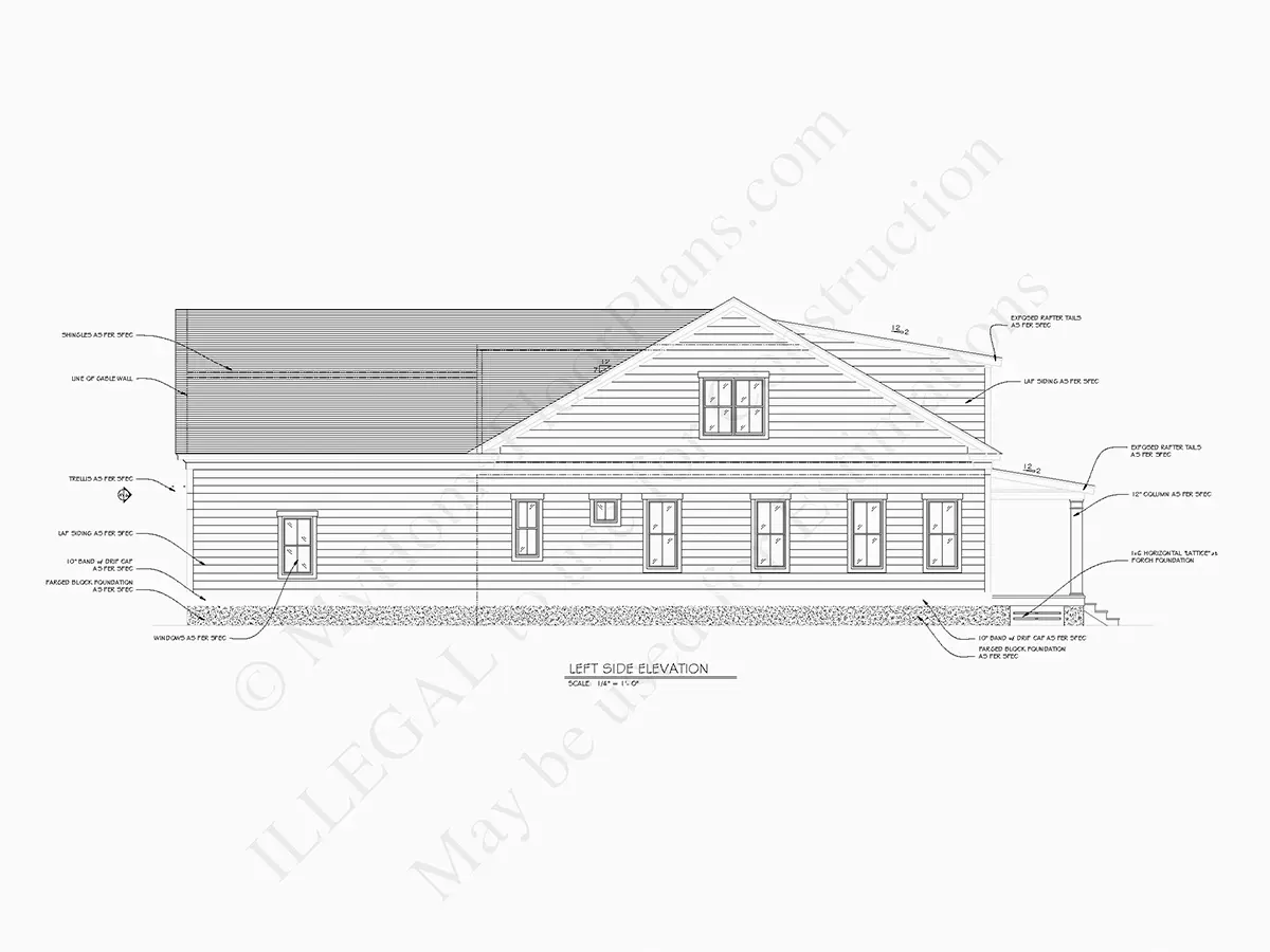 Fasādes 8 – Divstāvu mājas projekts 262 m²: 3 Guļamistabas, 4 Vannasistabas, Garāža — 65692R