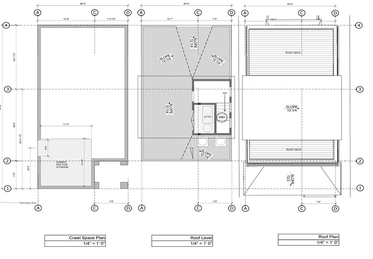 Fasādes 8 – Trīsstāvu mājas projekts 209 m²: 3 Guļamistabas, Darba istaba, 4 Vannasistabas, Atvērta virtuve, bez Garāžas — 24064R