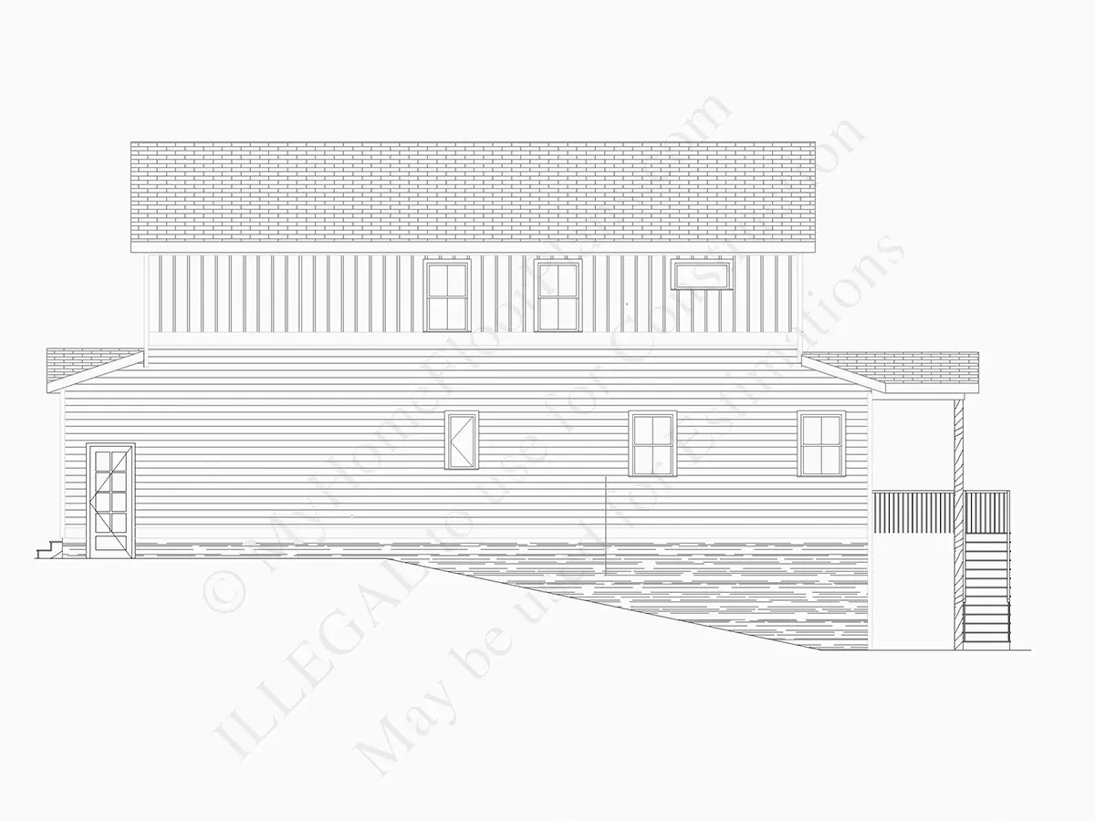 Fasādes 8 – Divstāvu mājas projekts + pagrabu 274 m²: 4 Guļamistabas, Darba istaba, 4 Vannasistabas, Atvērta virtuve, Garāža — 57702R